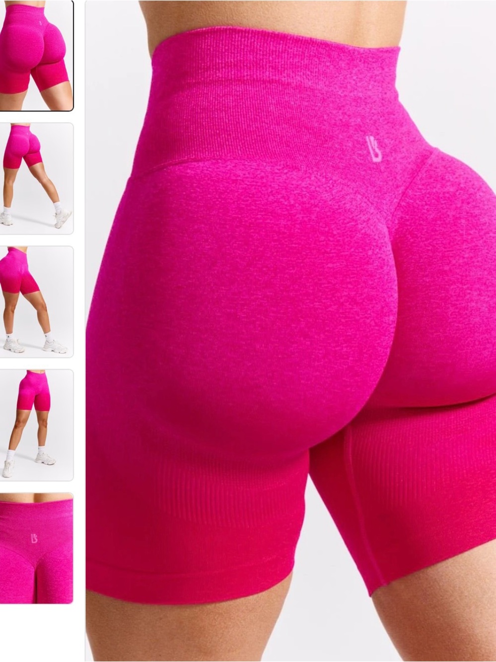 Buffbunny Collection Miracle Seamless Bike Shorts - Hard Candy Ombré